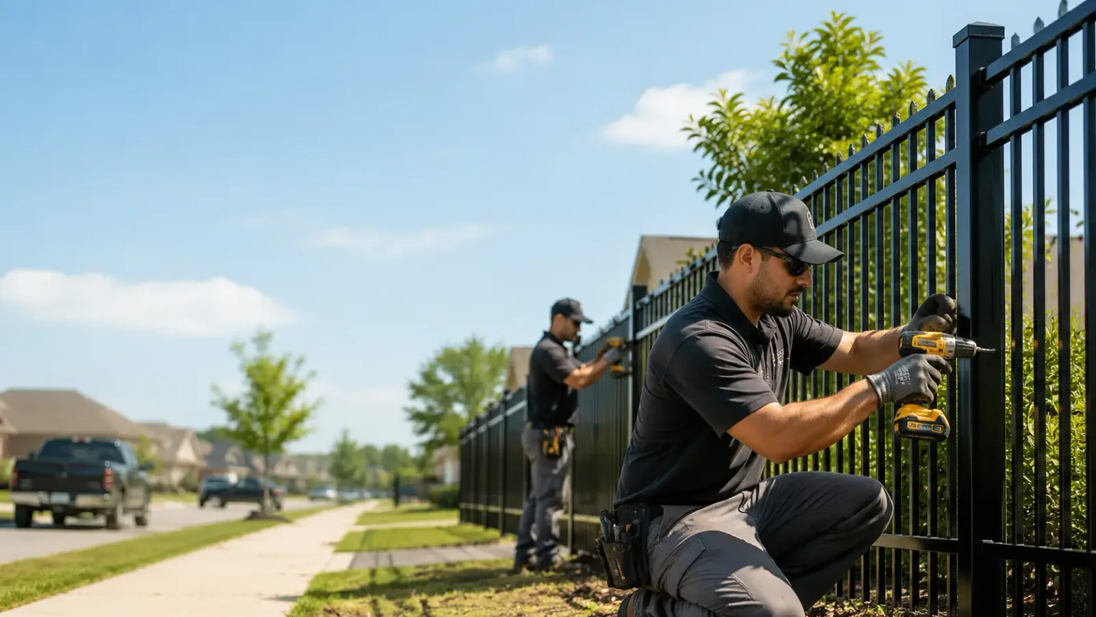 Metal Fence Installation in Denver, NC